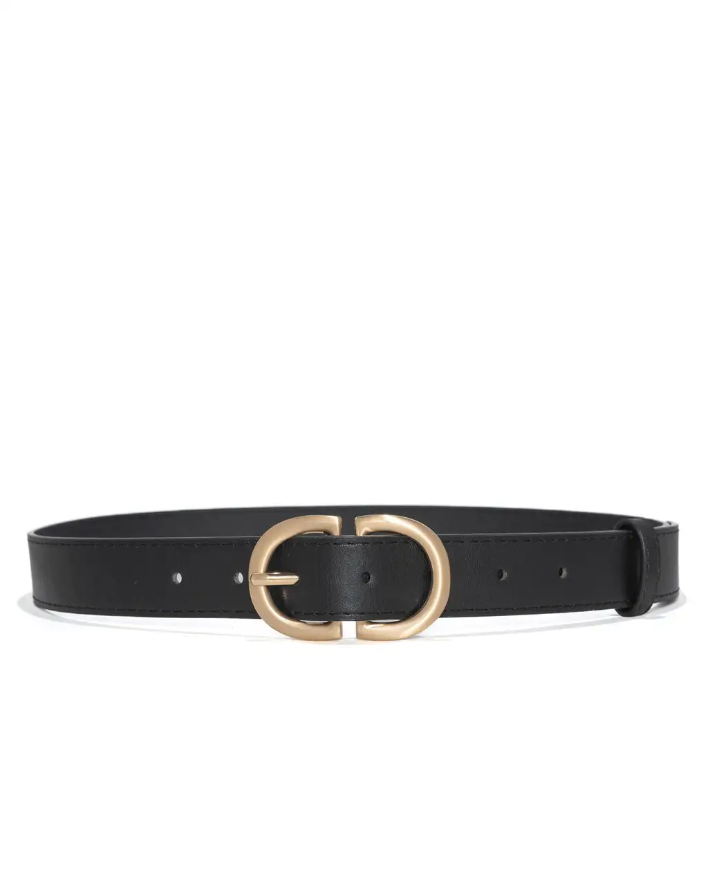 Finley Gold Buckle Belt - Black - FINAL SALE 3 Finley Gold Buckle Belt - Black - FINAL SALE - Image 3