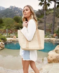 Geraldine Straw Tote - Natural 13 Geraldine Straw Tote - Natural -clothes Sales Geraldinestrawtotenatural31
