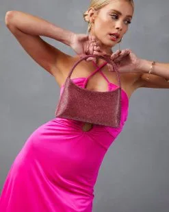 In Her Mood Baguette Handbag - Magenta -clothes Sales HN1351D FUCHSIA 26439 MAGENTA 4437