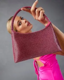 In Her Mood Baguette Handbag - Magenta -clothes Sales HN1351D FUCHSIA 26439 MAGENTA 4451