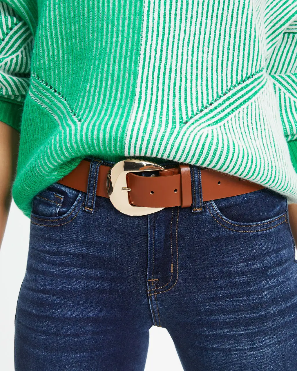 Hudson Brown Belt - FINAL SALE 2 Hudson Brown Belt - FINAL SALE - Image 2