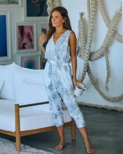Baja Sur Pocketed Tie Dye Jumpsuit - FINAL SALE -clothes Sales IMG 3411 6f9cc246 852e 4296 adad 1dddc9b0caf3