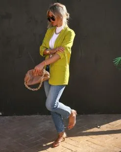 Entrepreneur Pocketed Blazer - Chartreuse 12 Entrepreneur Pocketed Blazer - Chartreuse -clothes Sales IMG 3751 1473c472 bea8 4744 a79c f3161207a5d6