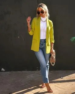 Entrepreneur Pocketed Blazer - Chartreuse 13 Entrepreneur Pocketed Blazer - Chartreuse -clothes Sales IMG 3753 aced050c 5d0f 4a57 ad65 ee5c654efb5b