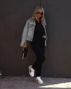 Ashtynn Pocketed Jumpsuit - Black - SALE -clothes Sales IMG 4917