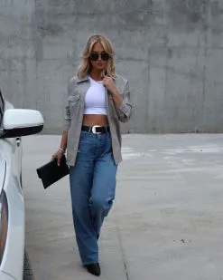 Hey Good Looking Faux Leather Shacket - Light Taupe -clothes Sales IMG 5039 a1016298 6526 4a9b 9046 f21211a92901