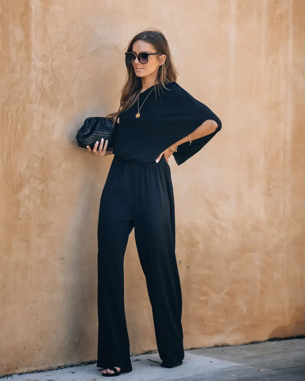 Recipe For Success One Shoulder Jumpsuit - Black 3 Recipe For Success One Shoulder Jumpsuit - Black - Image 3