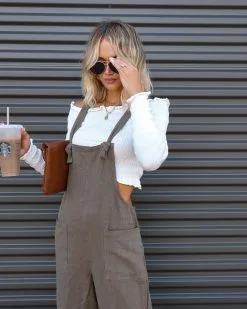 Everything Nice Cotton Pocketed Jumpsuit - Dark Olive - FINAL SALE 13 Everything Nice Cotton Pocketed Jumpsuit - Dark Olive - FINAL SALE -clothes Sales IMG 6701 1655f28a 9927 44db a3cb 4c1eef796f62