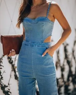 Vitamin Sea Pocketed Denim Cutout Jumpsuit - Denim - FINAL SALE 15 Vitamin Sea Pocketed Denim Cutout Jumpsuit - Denim - FINAL SALE -clothes Sales IMG 6728 54a5c4cd f321 4eb6 9f07 6660744fc64f