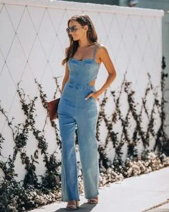 Vitamin Sea Pocketed Denim Cutout Jumpsuit - Denim - FINAL SALE 16 Vitamin Sea Pocketed Denim Cutout Jumpsuit - Denim - FINAL SALE -clothes Sales IMG 6762 b67f5dc1 ae05 4fbf 9999 ebf5e31cd6b2