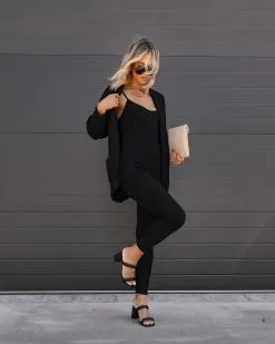 Take It Easy Cotton Jumpsuit - Black - FINAL SALE -clothes Sales IMG 8423 4f6aab39 466c 4d74 bbfc 5a5507bd71a3