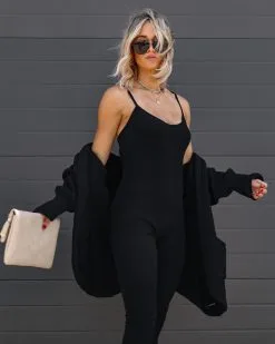 Take It Easy Cotton Jumpsuit - Black - FINAL SALE -clothes Sales IMG 8461 ef0f3a82 4669 4e1a ae58 50bc8b9fb248