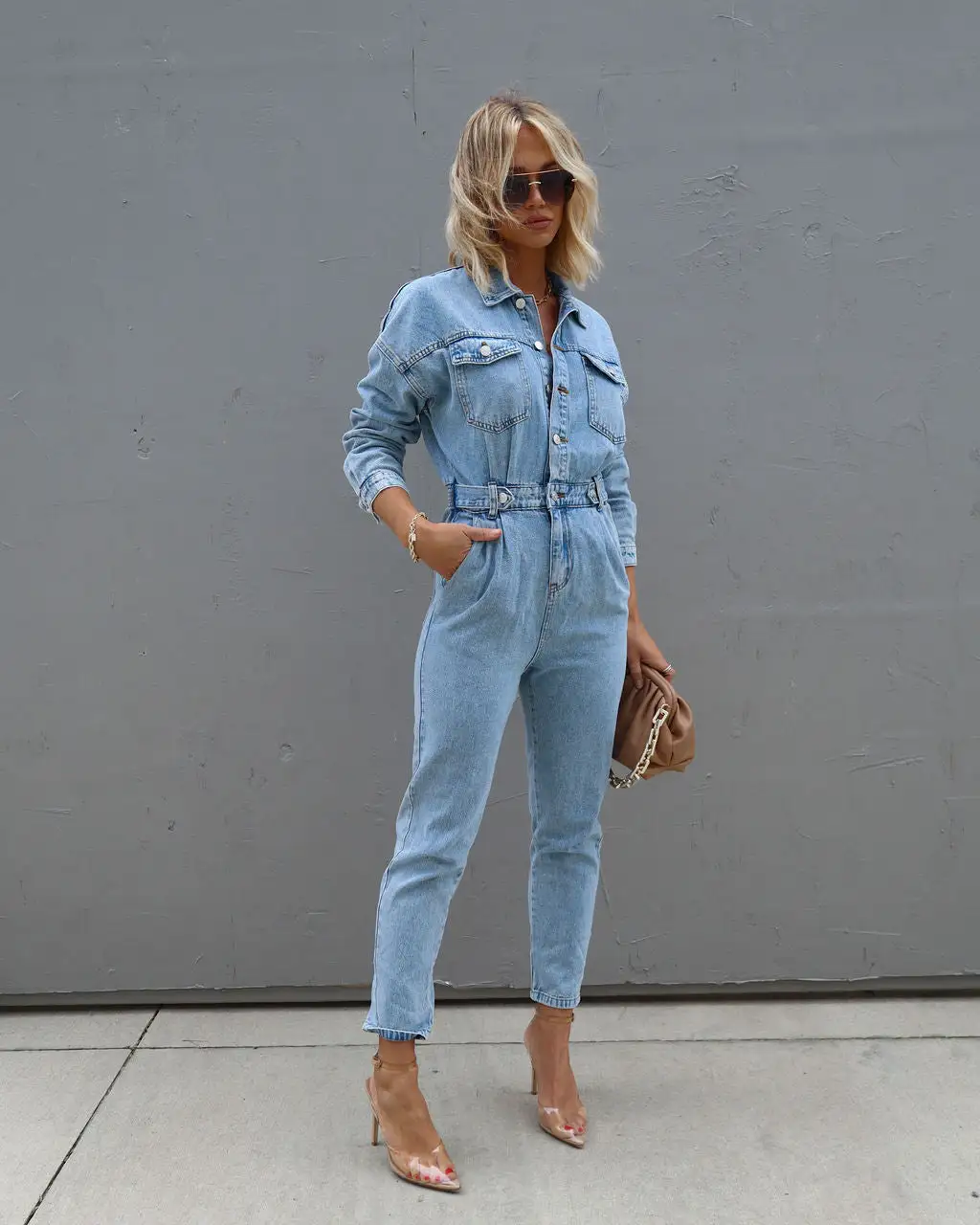 Loreto Denim Jumpsuit - SALE 1 Loreto Denim Jumpsuit - SALE