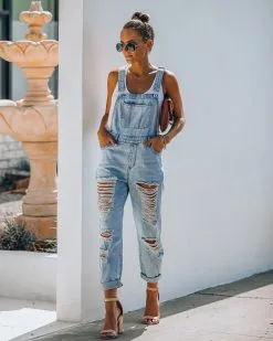 Sassy Sweetheart Distressed Denim Overalls - FINAL SALE -clothes Sales IMG 9119 1aace381 d368 4464 8045 1190e94900fc