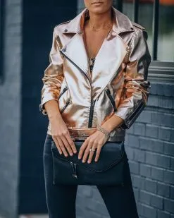 Kenley Pocketed Metallic Faux Leather Moto Jacket - FINAL SALE 16 Kenley Pocketed Metallic Faux Leather Moto Jacket - FINAL SALE -clothes Sales IMG 9759 c4dc1d14 98ef 4664 91a4 180cdc8e8fa8