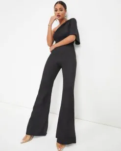 Iconic Lady One Shoulder Jumpsuit - Black - FINAL SALE