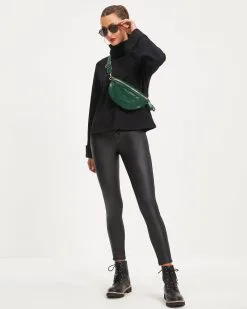 Jenny Faux Leather Belt Bag - Green -clothes Sales Jenny Faux Leather Belt Bag Green 2139