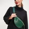 Jenny Faux Leather Belt Bag - Green