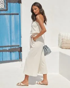 Kyrie Strapless Pocketed Knit Jumpsuit - Cream - LAST CHANCE 15 Kyrie Strapless Pocketed Knit Jumpsuit - Cream - LAST CHANCE -clothes Sales KYRIESTRAPLESSPOCKETEDKNITJUMPSUITCREAM 0137