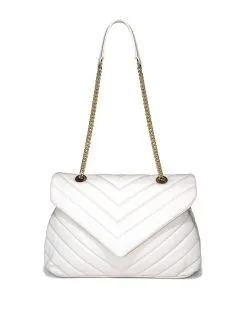 Kaisley Quilted Crossbody Shoulder Bag - Ivory -clothes Sales KaisleyQuiltedCrossbodyShoulderBag Ivory