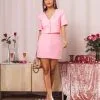 Kennedy Girl Cropped Blazer - Pink - FINAL SALE