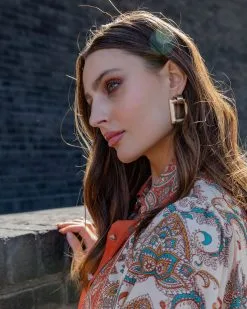 Knock Out Drop Earrings - Gold - LAST CHANCE