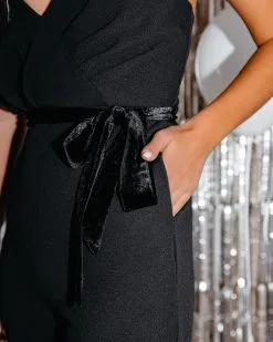 Late At Night Pocketed Jumpsuit - Black - FINAL SALE -clothes Sales LateAtNightPocketedJumpsuitBlack22