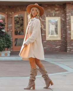 Lilyann Pocketed Soft Knit Jacket - Blush -clothes Sales LilyannPocketedSoftKnitJacketBlush25