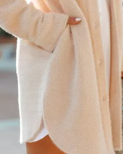 Lilyann Pocketed Soft Knit Jacket - Blush -clothes Sales LilyannPocketedSoftKnitJacketBlush66