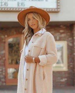 Lilyann Pocketed Soft Knit Jacket - Blush -clothes Sales LilyannPocketedSoftKnitJacketBlush81