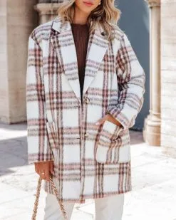 Mind Your Business Pocketed Plaid Coat - LAST CHANCE -clothes Sales Mindyourbusinesspocketedplaidcoat6