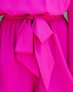 Missa Billowed Tie Romper - FINAL SALE -clothes Sales MissaBillowedTieRomper63