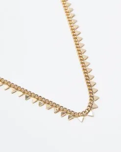 Keeping It Icy Beaded Necklace - Gold -clothes Sales N09573G2 GOLD 0870