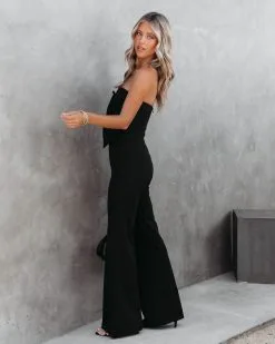 Off To The Opera Strapless Jumpsuit - Black - FINAL SALE -clothes Sales OffToTheOperaStraplessJumpsuitBlack41