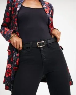 Oxford Gold Buckle Belt - Black - FINAL SALE -clothes Sales Oxfordgoldbucklebeltblack2 ff11471f e462 4eff 854d 8c8c7dc9430c