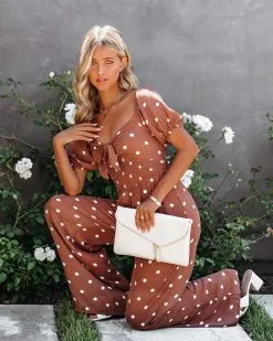 Preppy Lady Polka Dot Jumpsuit - FINAL SALE -clothes Sales PreppyLadyPolkaDotJumpsuit89