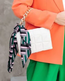 Provenza Satin Printed Scarf - FINAL SALE -clothes Sales ProvenzaSatinPrintedScarf2