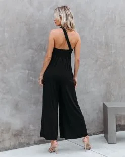 Pursuit Of Happiness One Shoulder Jumpsuit - Black - FINAL SALE -clothes Sales PursuitofHappinessOneShoulderJumpsuit Black 73