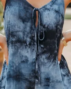 Rave Pocketed Tie Dye Jumpsuit -clothes Sales RavePocketedTieDyeJumpsuit67