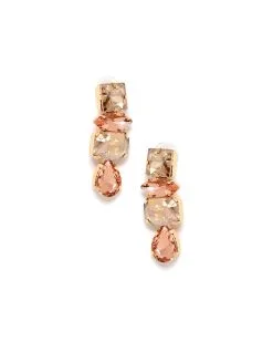 Such A Gem Crystal Drop Earrings - Blush - FINAL SALE -clothes Sales SuchAGemCrystalDropEarrings Blush