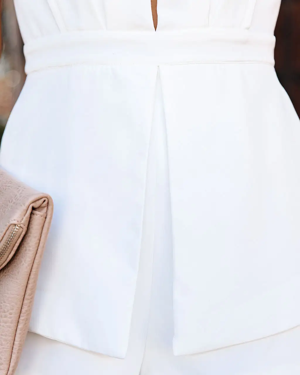 Take The Plunge Peplum Romper - FINAL SALE 4 Take The Plunge Peplum Romper - FINAL SALE - Image 4