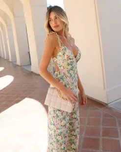 Chasing Dreams Floral Cotton Blend Wide Leg Jumpsuit -clothes Sales ViciApril 098