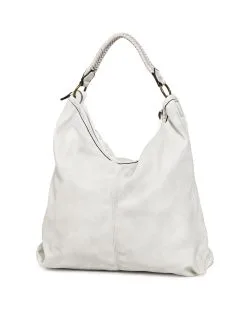 Voyager Woven Crossbody Handbag - Distressed White - FINAL SALE