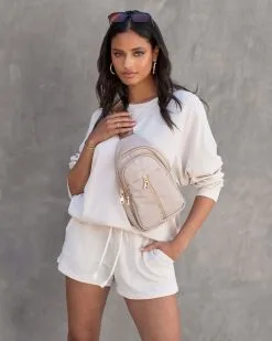 Wagner Nylon Sling Backpack - Beige 12 Wagner Nylon Sling Backpack - Beige -clothes Sales Wagnernylonslingbackpackbone1