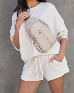 Wagner Nylon Sling Backpack - Beige 11 Wagner Nylon Sling Backpack - Beige -clothes Sales Wagnernylonslingbackpackbone21