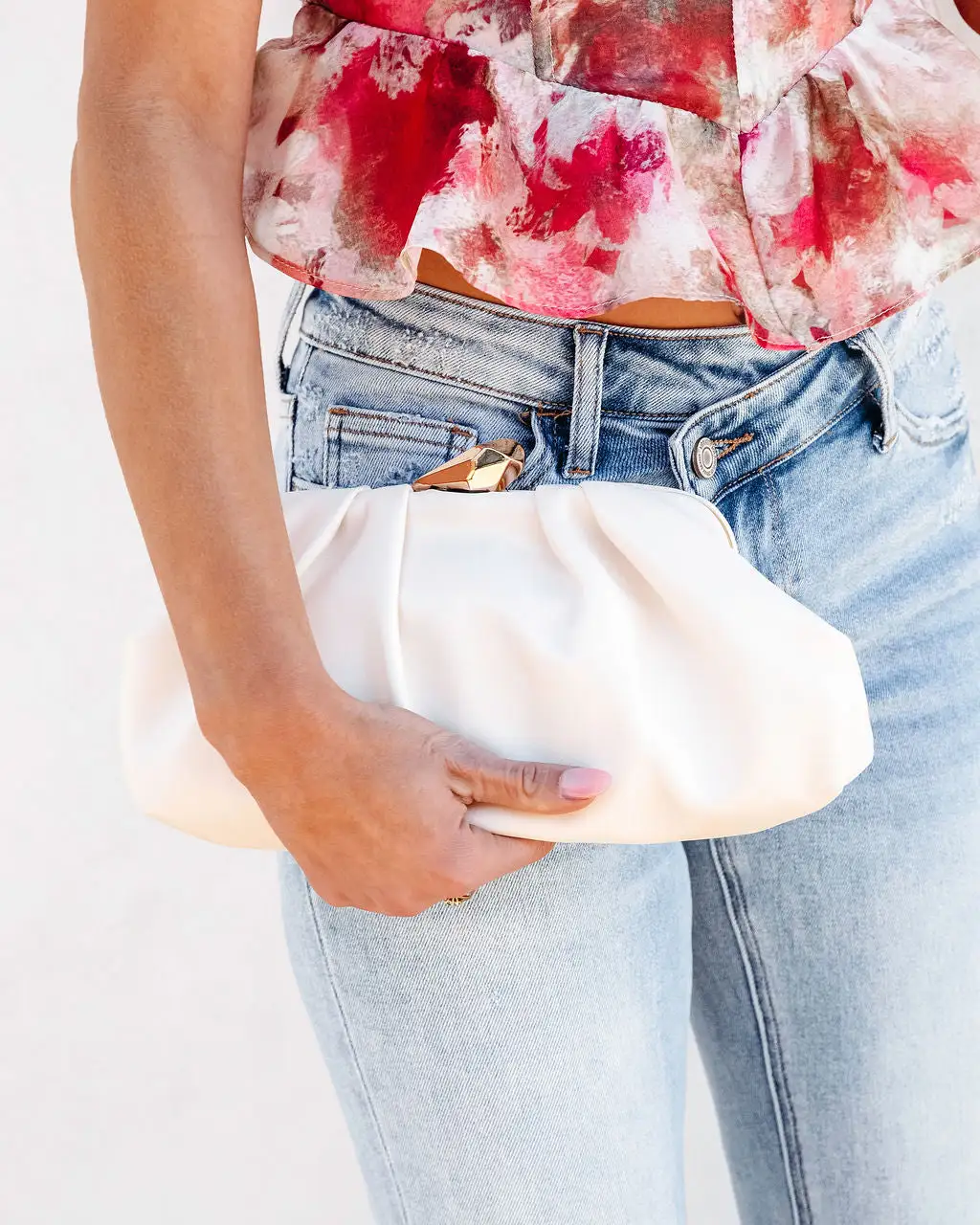 Welma Pochette Clutch - White 2 Welma Pochette Clutch - White - Image 2