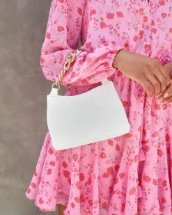 Yume Faux Leather Crossbody Bag - White -clothes Sales Yumefauxleathercrossbodybagwhite11