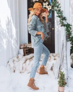 Allister Cotton Thermal Shacket - Olive - FINAL SALE -clothes Sales allistercottonthermalshacketolive4