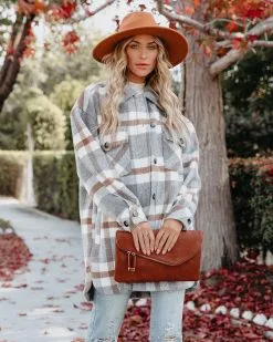 Anise Pocketed Plaid Coat - FINAL SALE -clothes Sales anisepocketedplaidcoat53