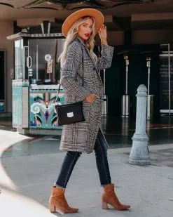 Asher Pocketed Houndstooth Coat - FINAL SALE 12 Asher Pocketed Houndstooth Coat - FINAL SALE -clothes Sales asherpocketedhoundstoothcoat15